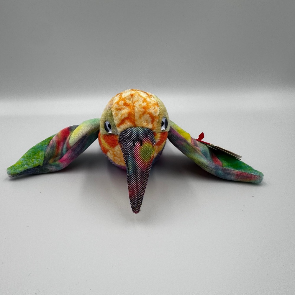 NMT Ty Beanie Baby NECTAR the Hummingbird (6.5-inch) MWNMT‎ Plush Stuffed Toy!